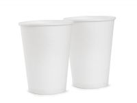 White paper cup 8oz. Full cup 270 ml