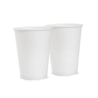 White paper cup 8oz. Full cup 270 ml