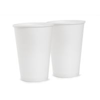 Paper white cup 12oz. Full cup 430 ml